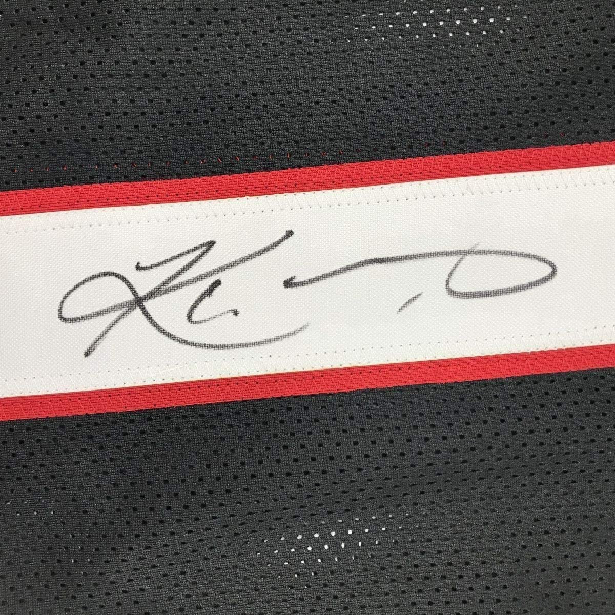 Framed Autographed/Signed Kyler Murray 35x39 Arizona Black Football Jersey JSA COA