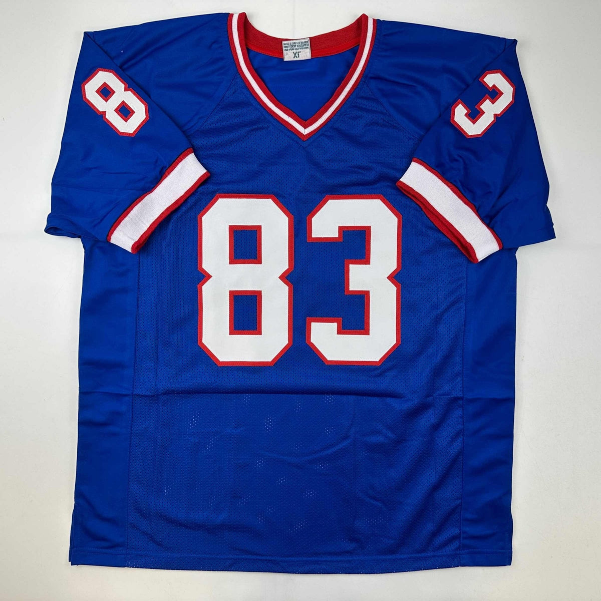 Autographed/Signed Andre Reed Buffalo Blue Football Jersey PSA/DNA COA