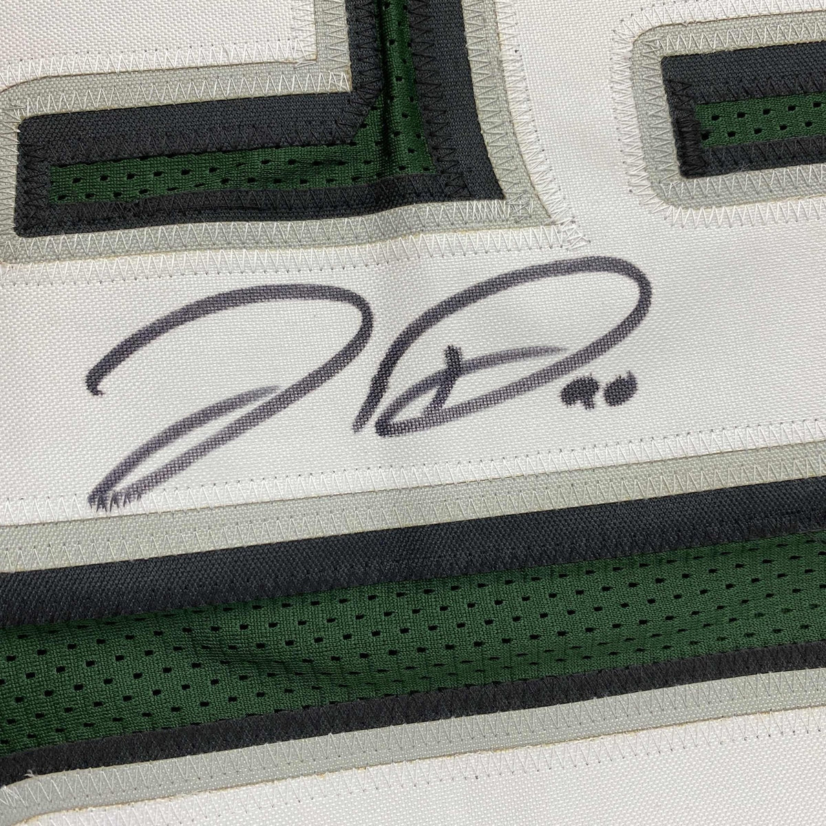 Autographed/Signed Jordan Davis Philadelphia Green Football Jersey JSA COA