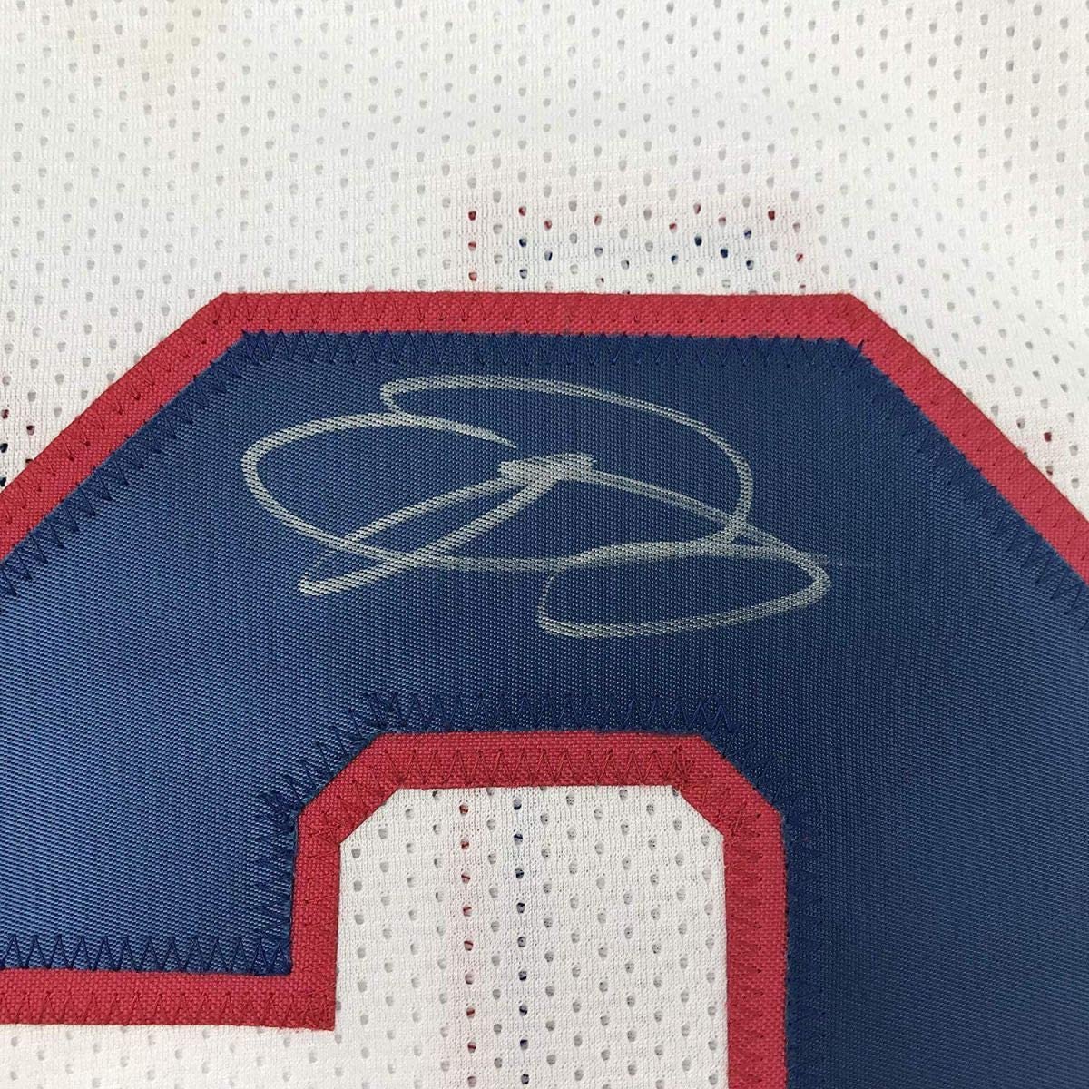 Framed Autographed/Signed Odell Beckham Jr. 35x39 New York Giants Color Rush Football Jersey JSA COA