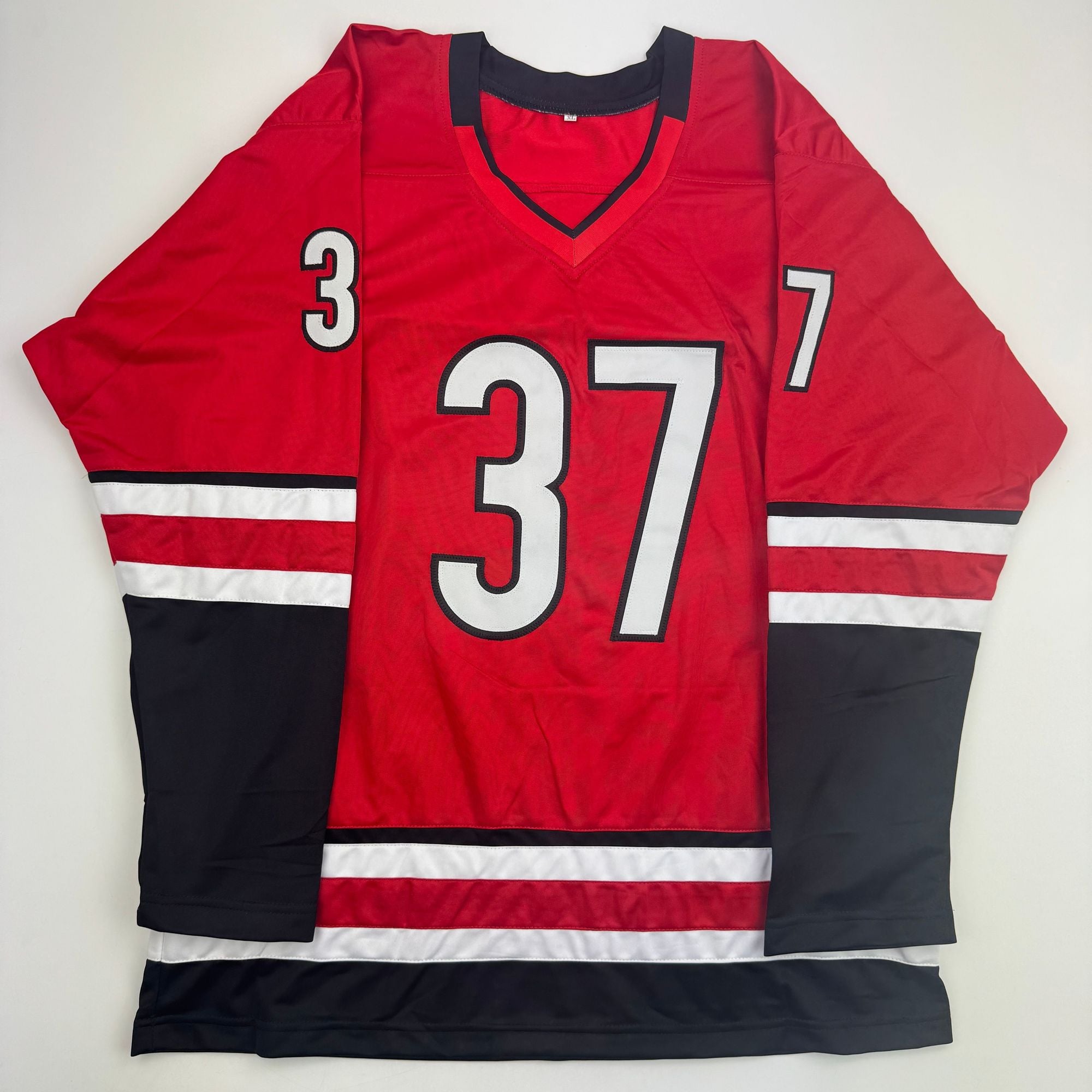 Autographed/Signed Andrei Svechnikov Carolina Red Hockey Jersey Beckett BAS COA