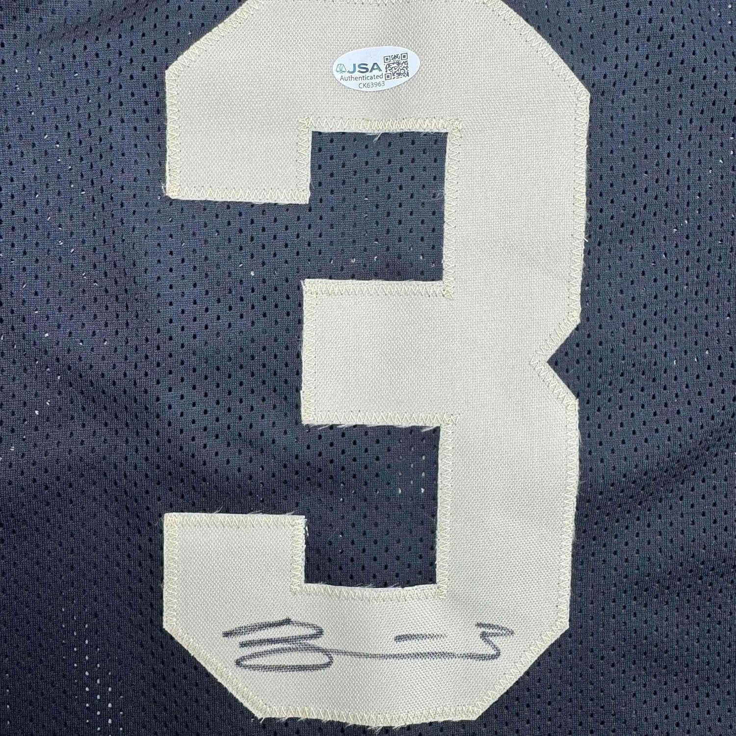 Framed Autographed/Signed Braden Smith 35x39 Purdue Black College Basketball Jersey JSA COA