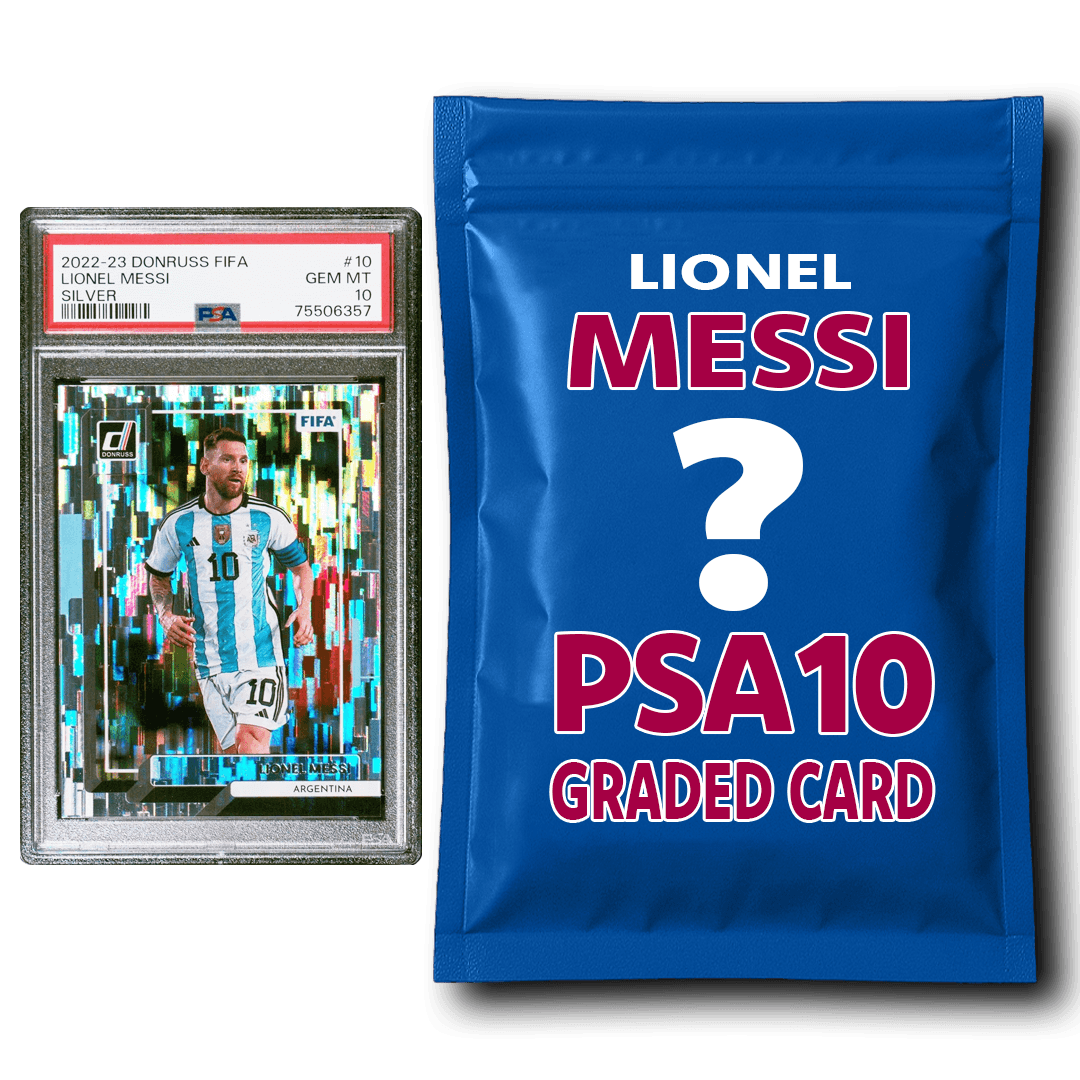 Lionel Messi PSA 10 Graded Card Mystery Pack