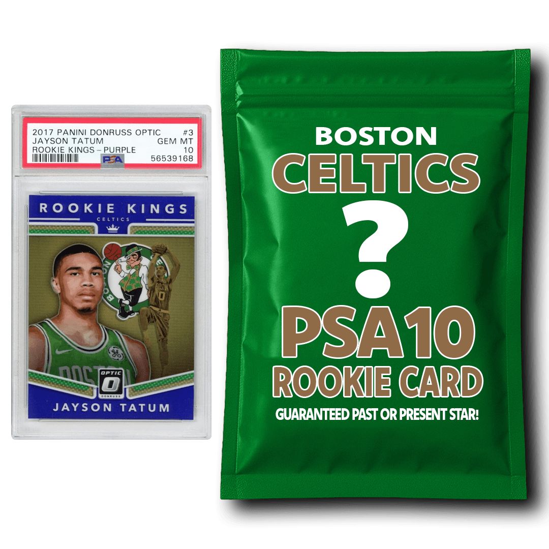 Boston Celtics PSA 10 Graded Rookie Card Mystery Pack