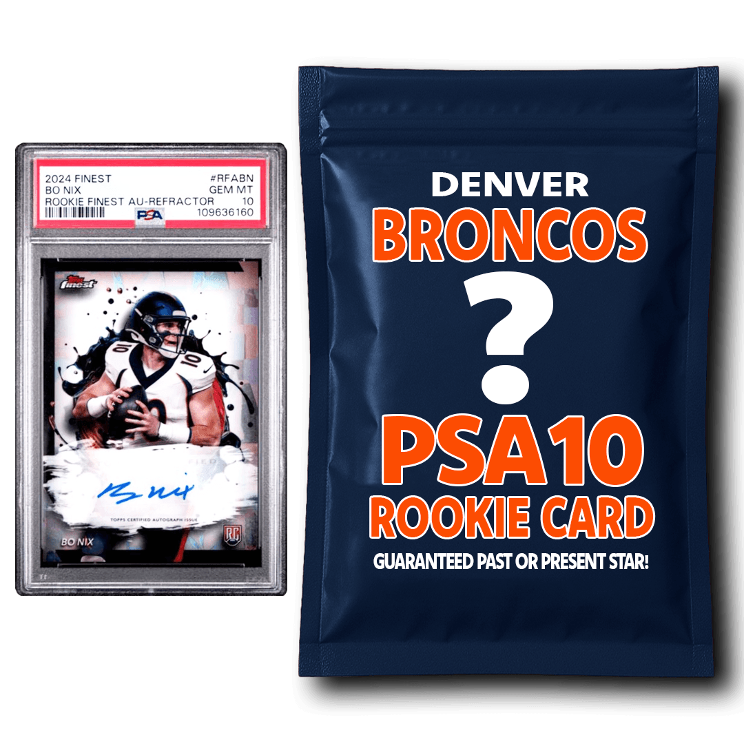 Denver Broncos PSA 10 Graded Rookie Card Mystery Pack