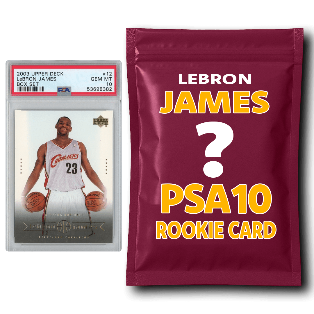LeBron James PSA 10 Graded Basketball Rookie Card Mystery Pack