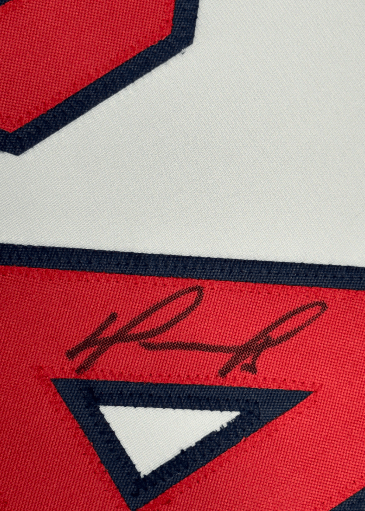 Framed Autographed/Signed David Ortiz 35x39 Boston White Baseball Jersey JSA COA