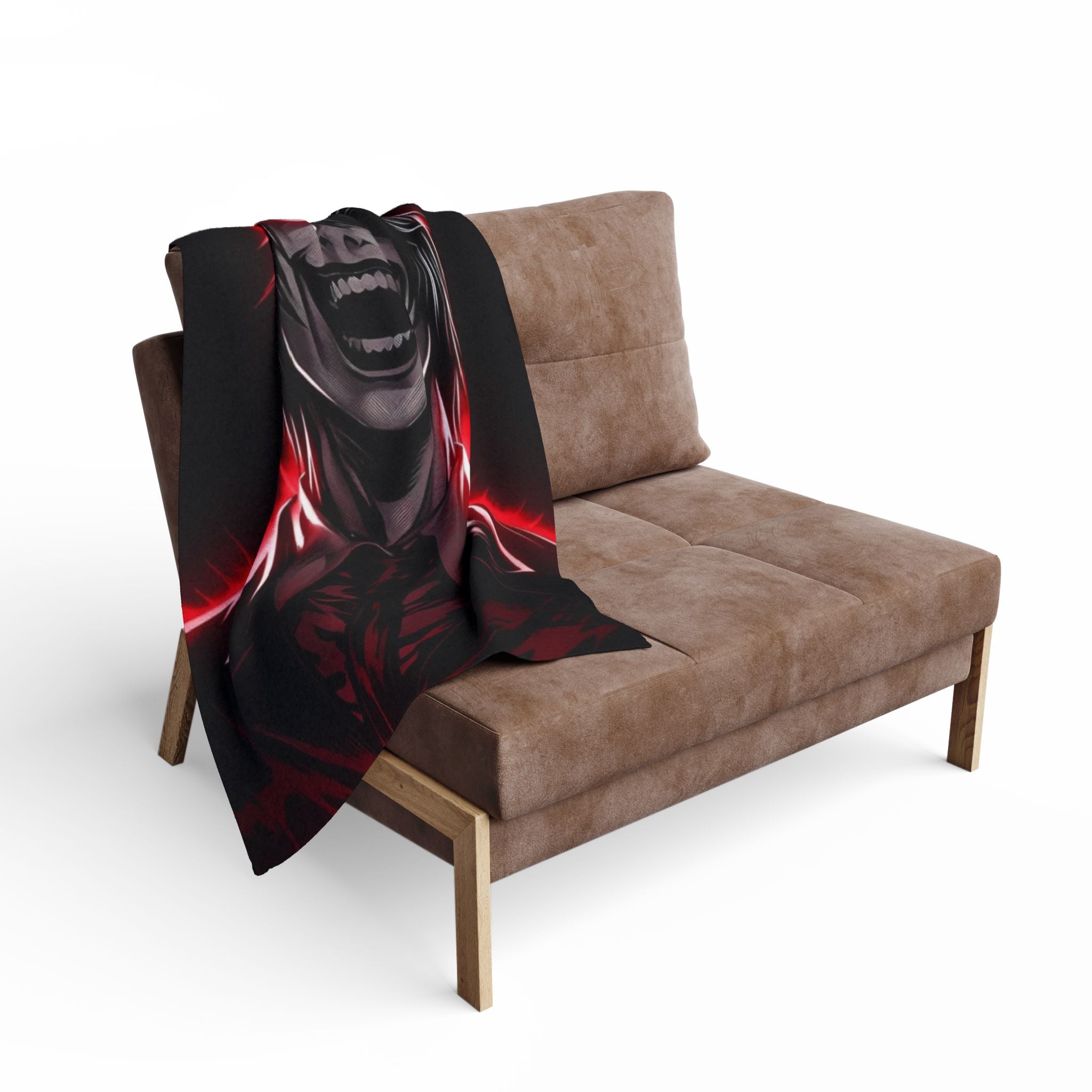 Dn Dark Fantasy Fleece Blanket - Cozy Throw for Fans, Horror Decor, Anime Lovers, Comfortable Gift, Geek Home Accessories