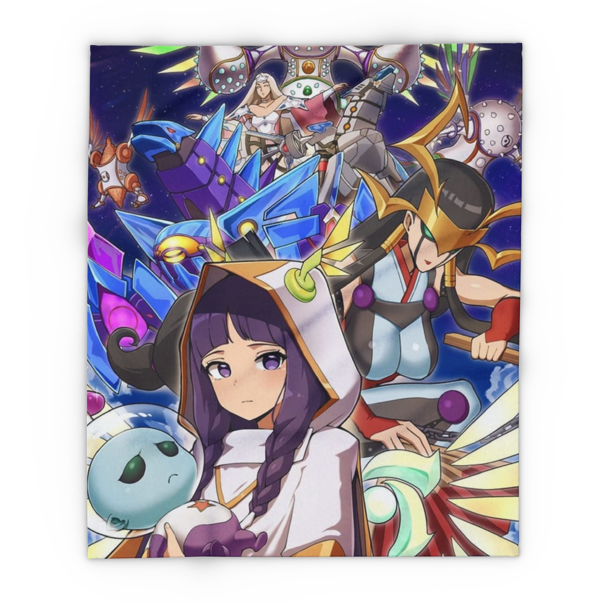 Drykage Anime-Inspired Arctic Fleece Blanket, Cozy Throw for Gamers, Soft Blanket for Home, Perfect Gift for Anime Lovers, Decorative Blanket