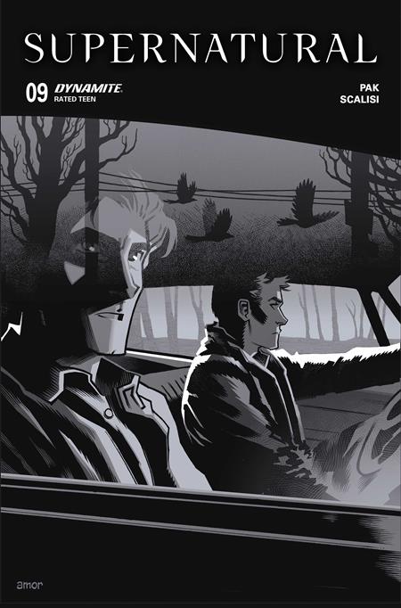 Supernatural #10 H 1:10 John Amor Line Art Variant (08/26/2026) Dynamite