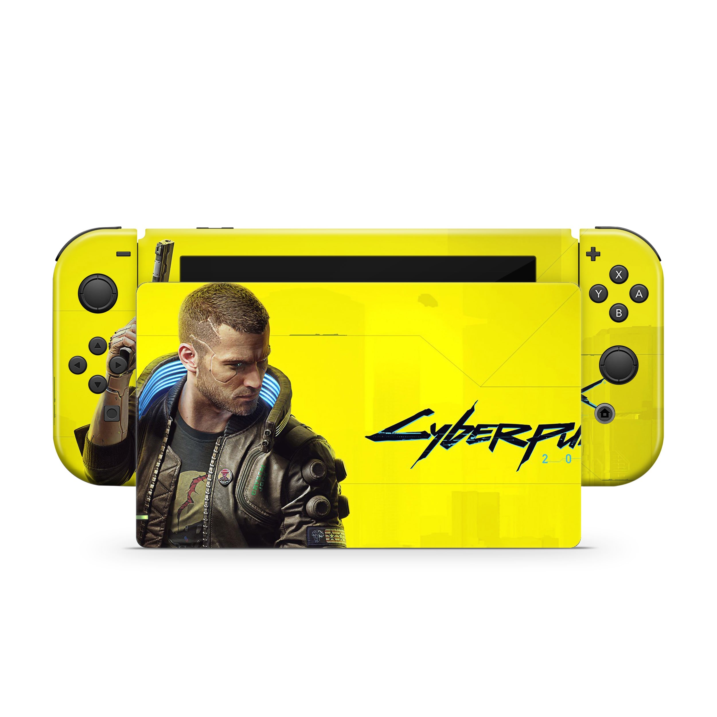 Neon Dystopia Nintendo Switch Skin