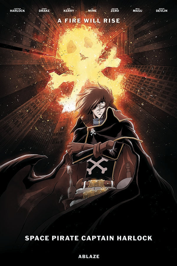 Space Pirate Capt Harlock #2 D Jerome Alquie (07/14/2021) Ablaze