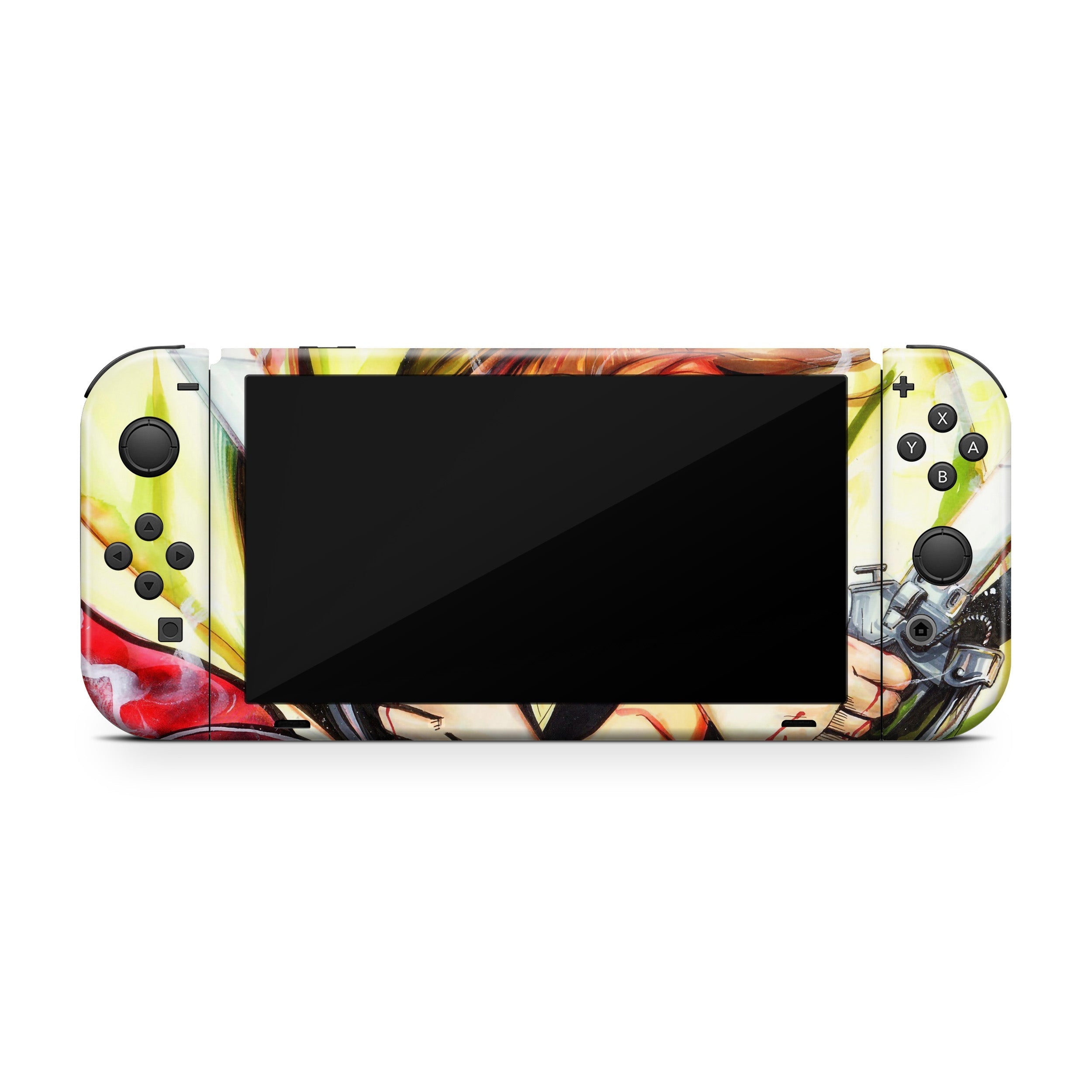 Optic Maverick Nintendo Switch OLED Skin