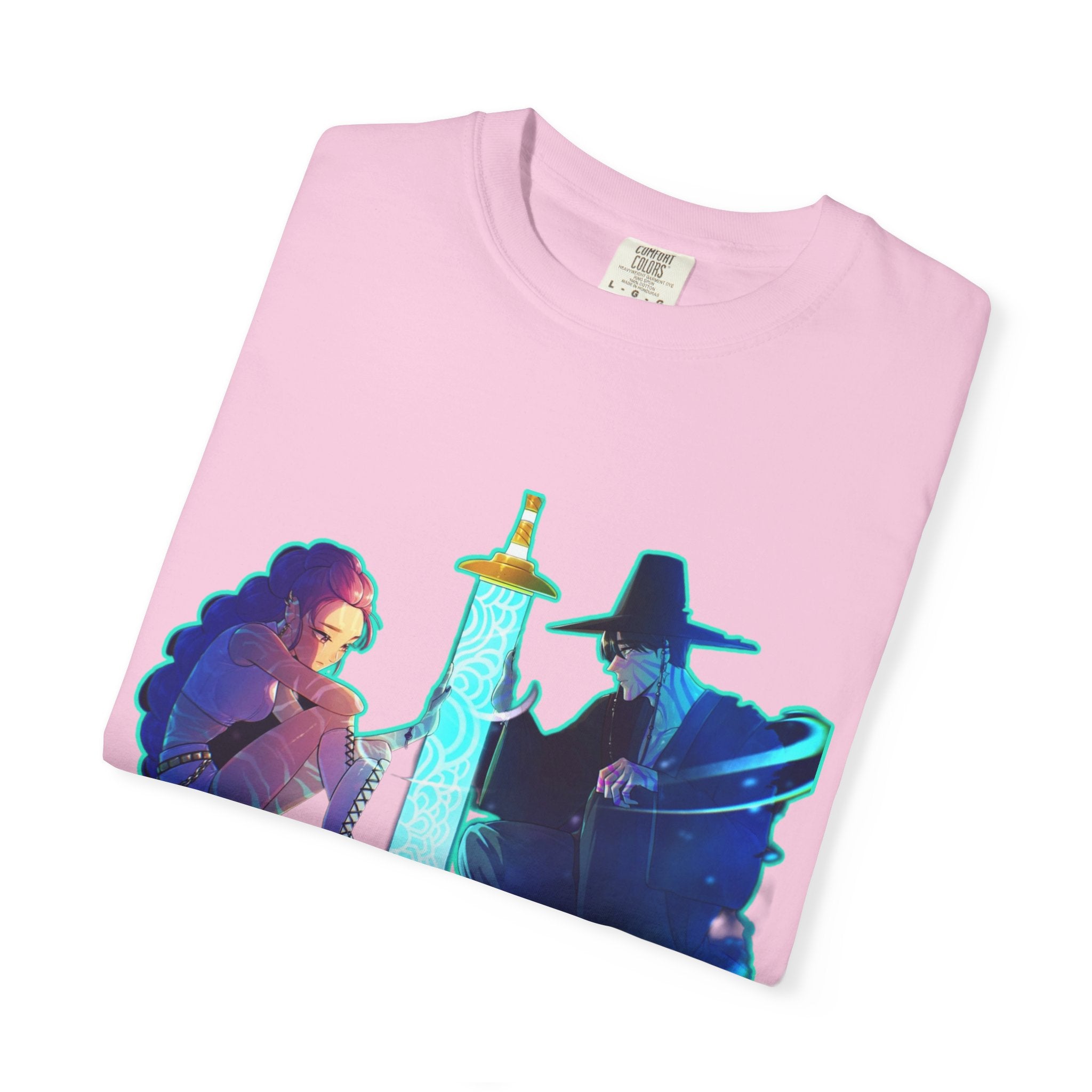 Unisex kpop Garment-Dyed T-shirt