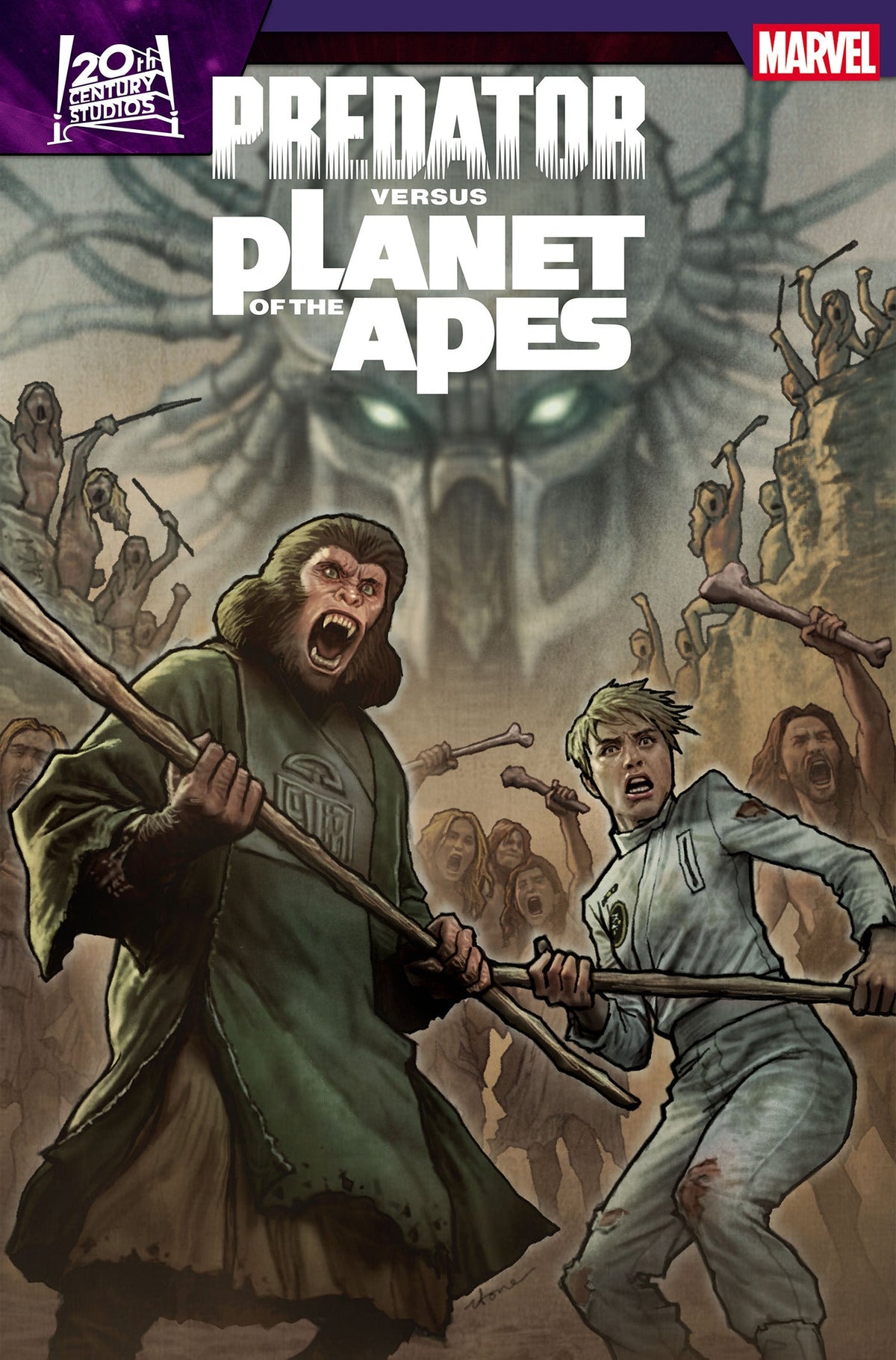 Predator Vs. The Planet Of The Apes #4 A Stonehouse (10/28/2026) Marvel