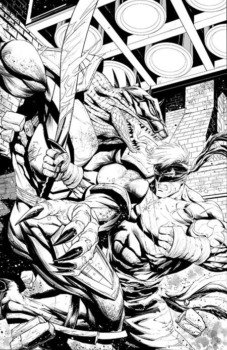 Final Boss #11 E 1:50 Tyler Kirkham B&W Virgin Variant (10/28/2026) Image