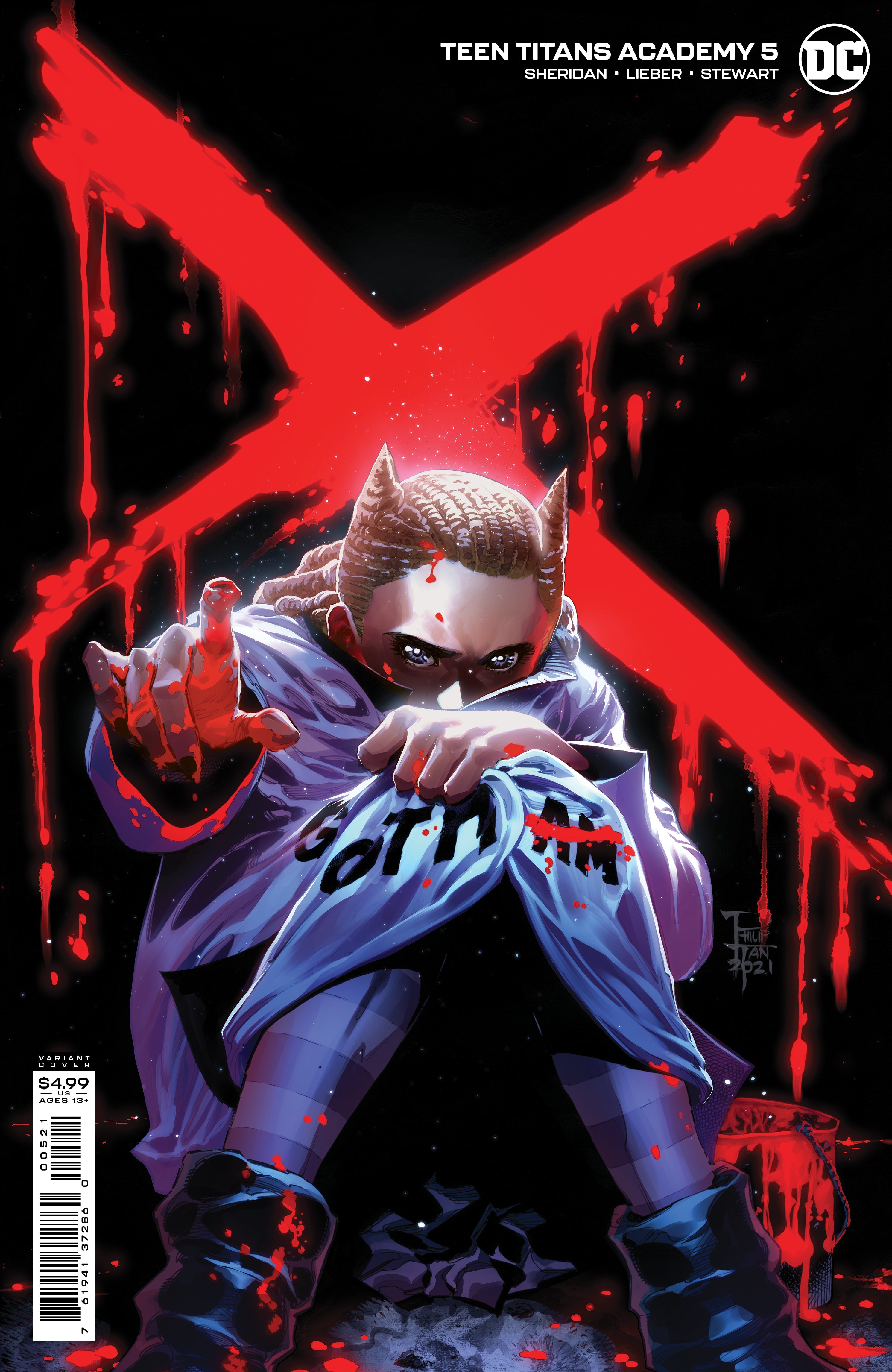 Teen Titans Academy #5 B Philip Tan Card Stock Variant (07/27/2021) Dc