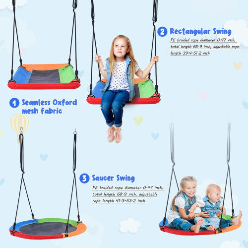 5-in-1 Outdoor Swing Set