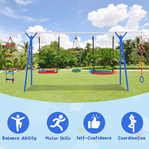 5-in-1 Outdoor Swing Set