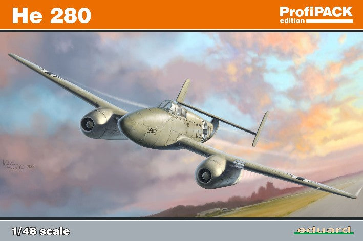 Eduard 8068 1/48 He280 Aircraft (Profi-Pack Plastic Kit)