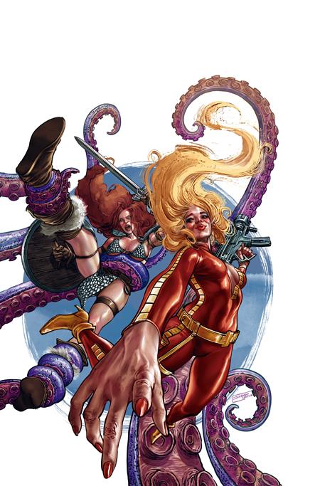 Red Sonja Barbarella #1 P 1:15 Diego Yapur Virgin Variant (11/04/2026) Dynamite