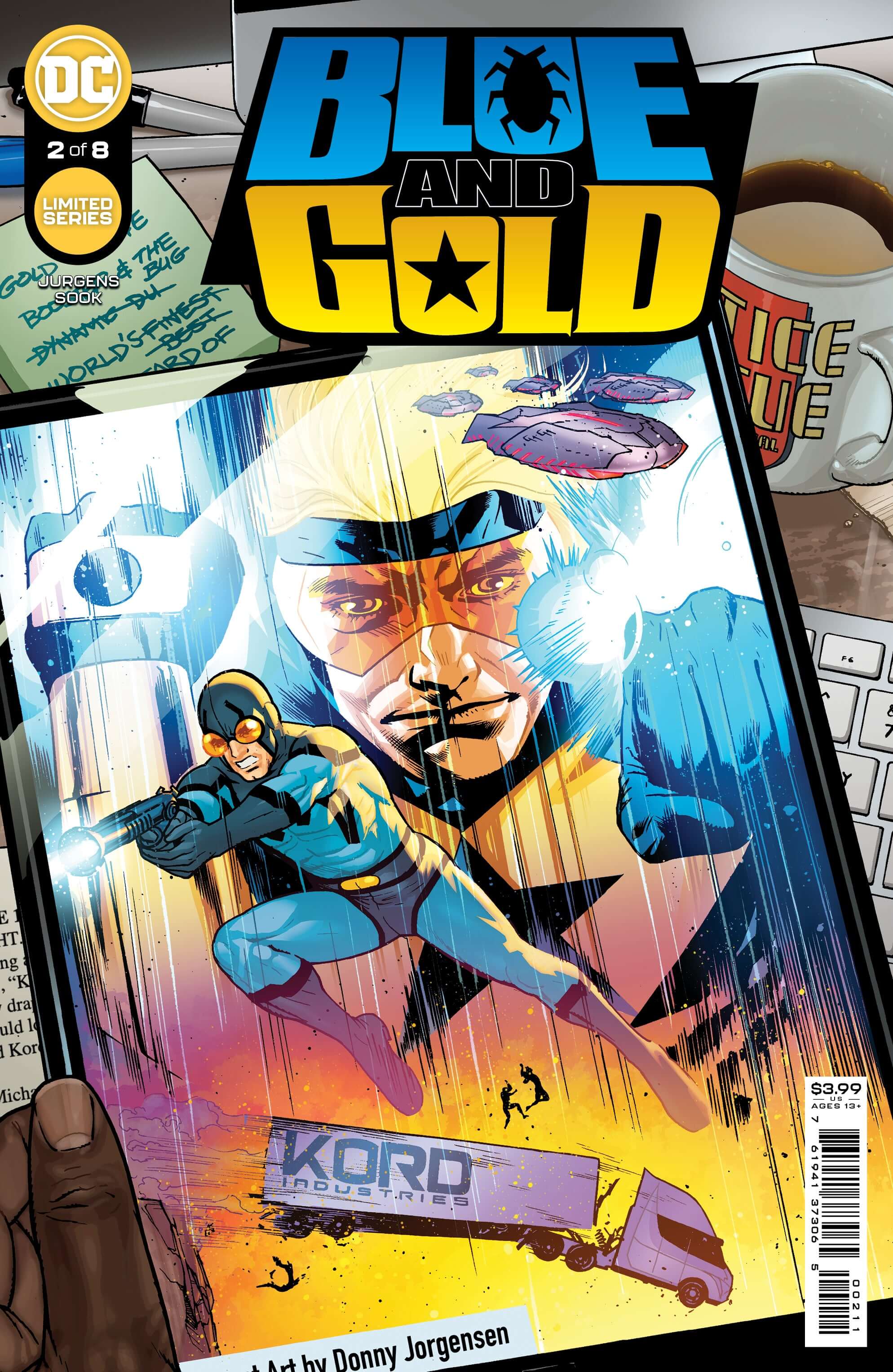 Blue & Gold #2 (Of 8) A Ryan Sook Dan Jurgens Booster Gold Blue Beetle (08/17/2021) Dc