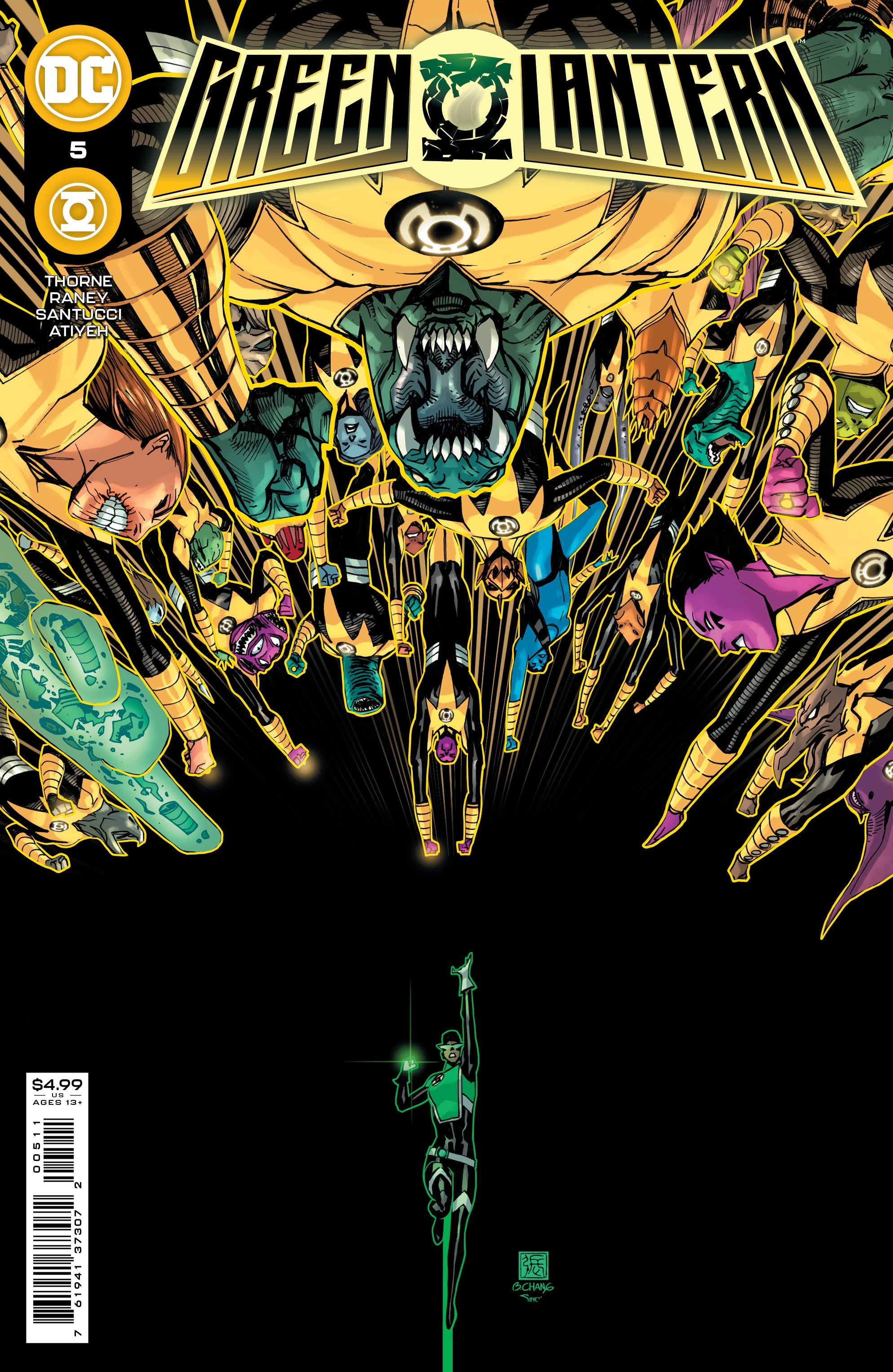 Green Lantern #5 A Bernard Chang Geoffrey Thorne (08/03/2021) Dc