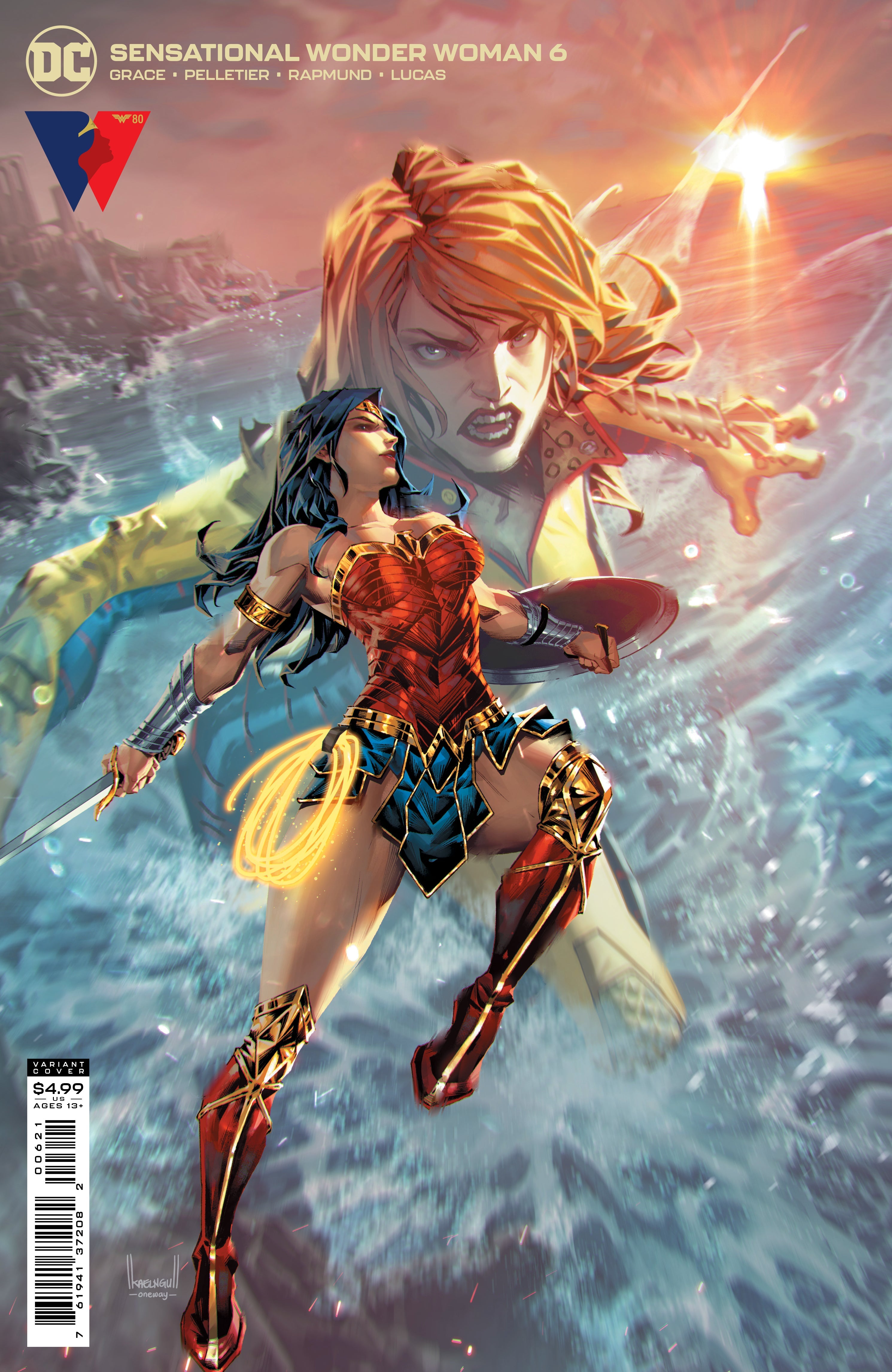 Sensational Wonder Woman #6 B Kael Ngu Card Stock Variant (08/03/2021) Dc