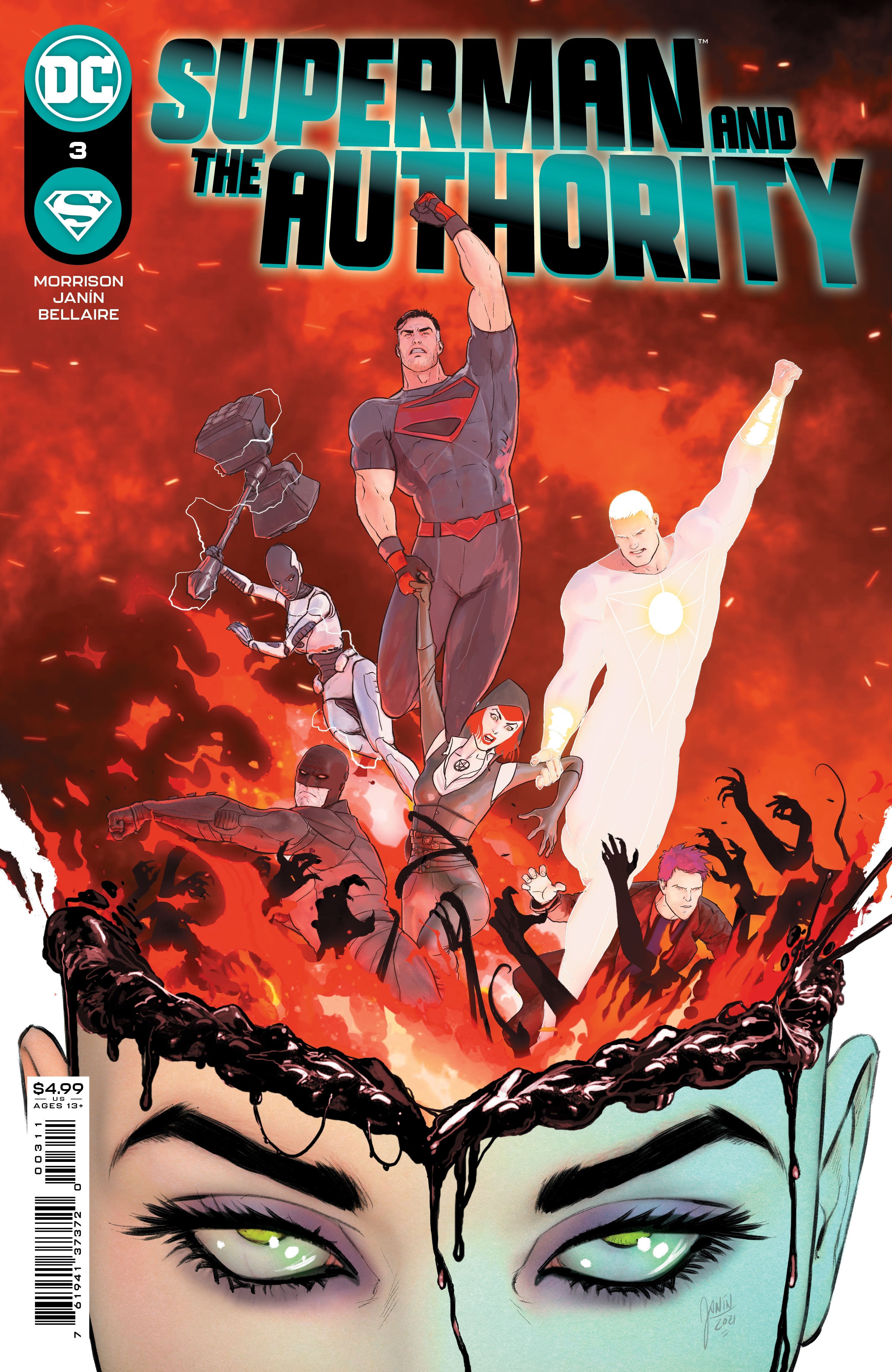 Superman And The Authority #3 (Of 4) A Mikel Janin Grant Morrison (09/14/2021) Dc