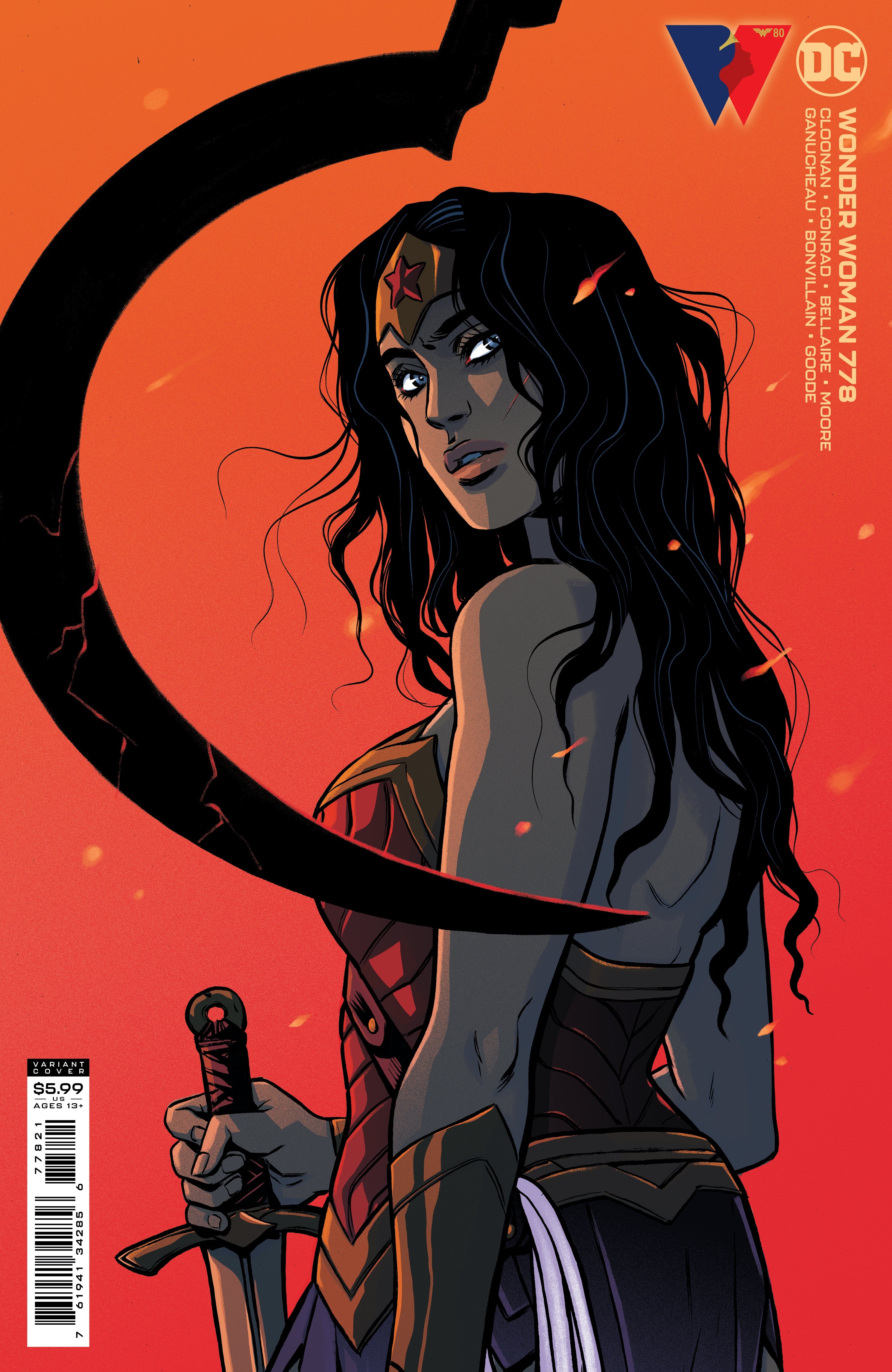 Wonder Woman #778 B Becky Cloonan Card Stock Variant (08/24/2021) Dc