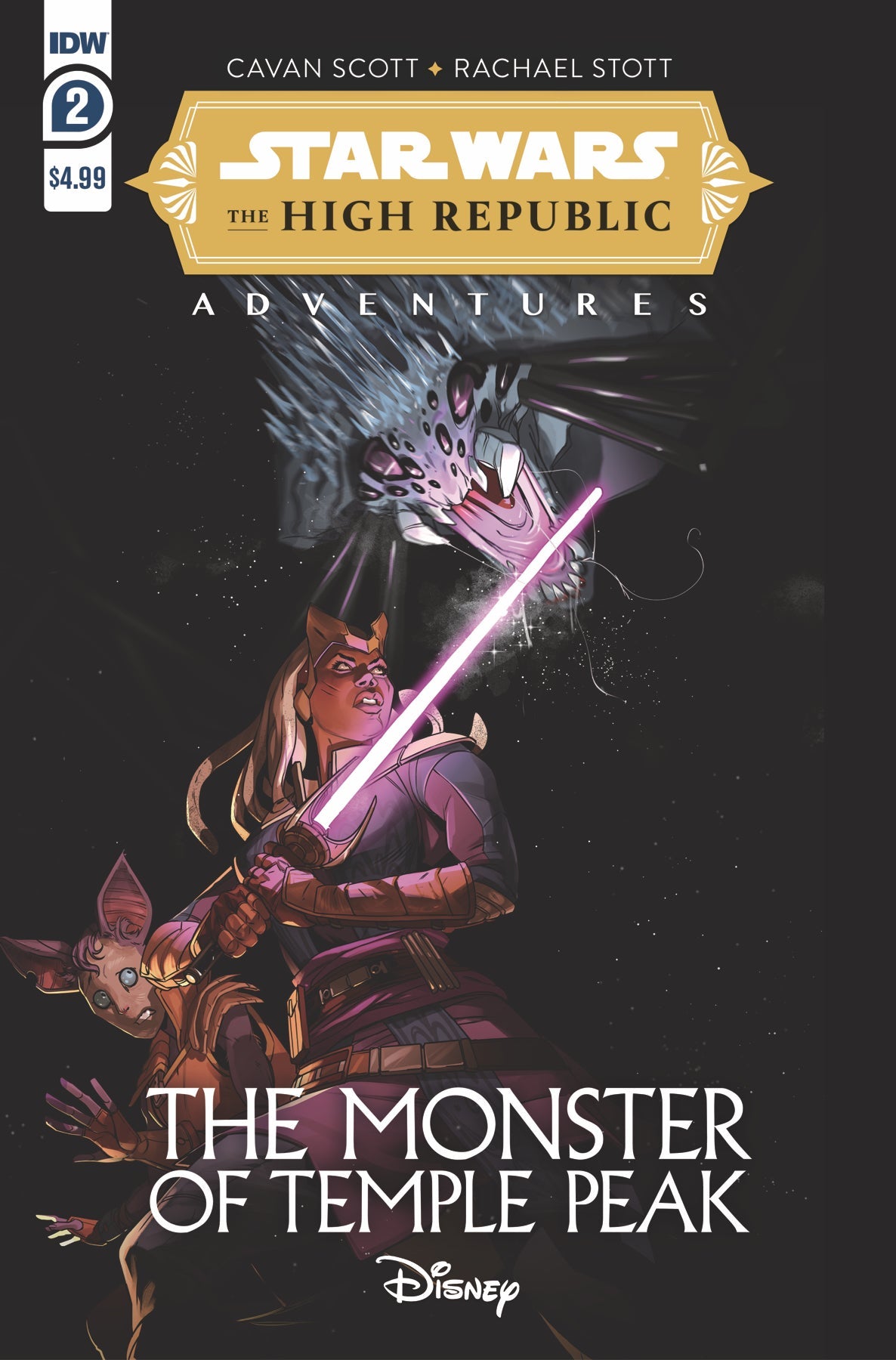 Star Wars High Republic Adventures Monster Temple Peak #2 (Of 4) Rachel Stott Cavan Scott (C: 1-0-0 (09/15/2021) Idw