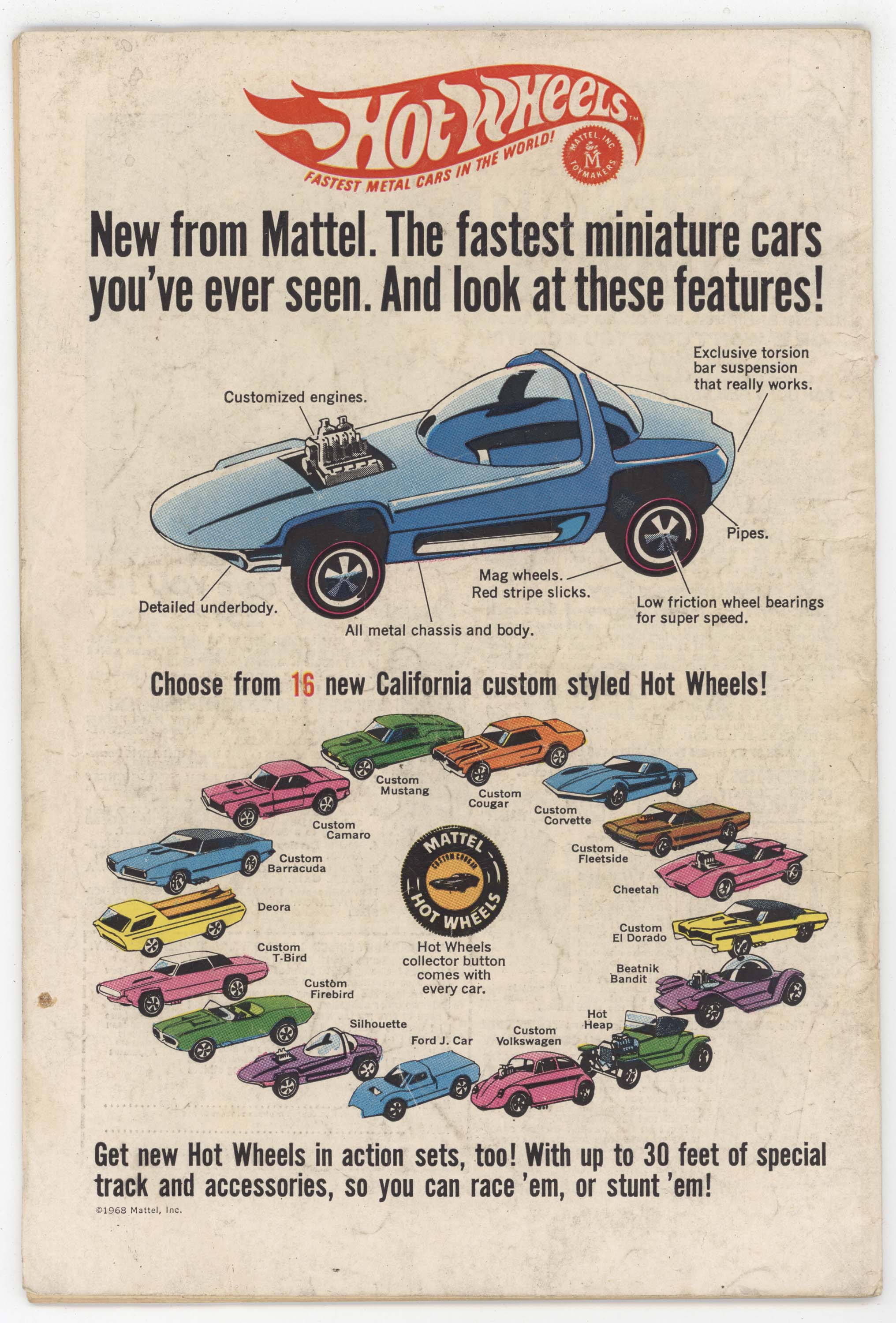 Anthro 2 DC 1968 VG Howie Post Apes Broken Leg