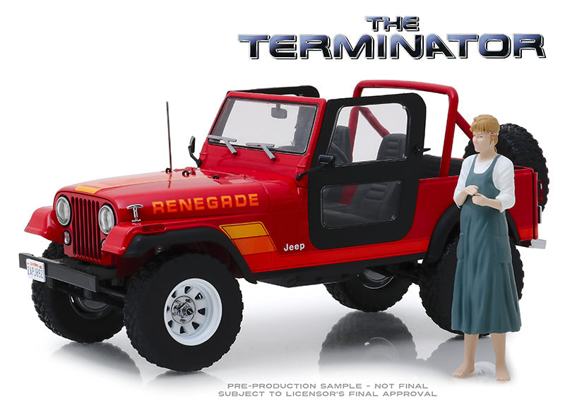 Greenlight 19060 1/18 Scale Sarah Connor's 1983 Jeep CJ-7 Renegade
