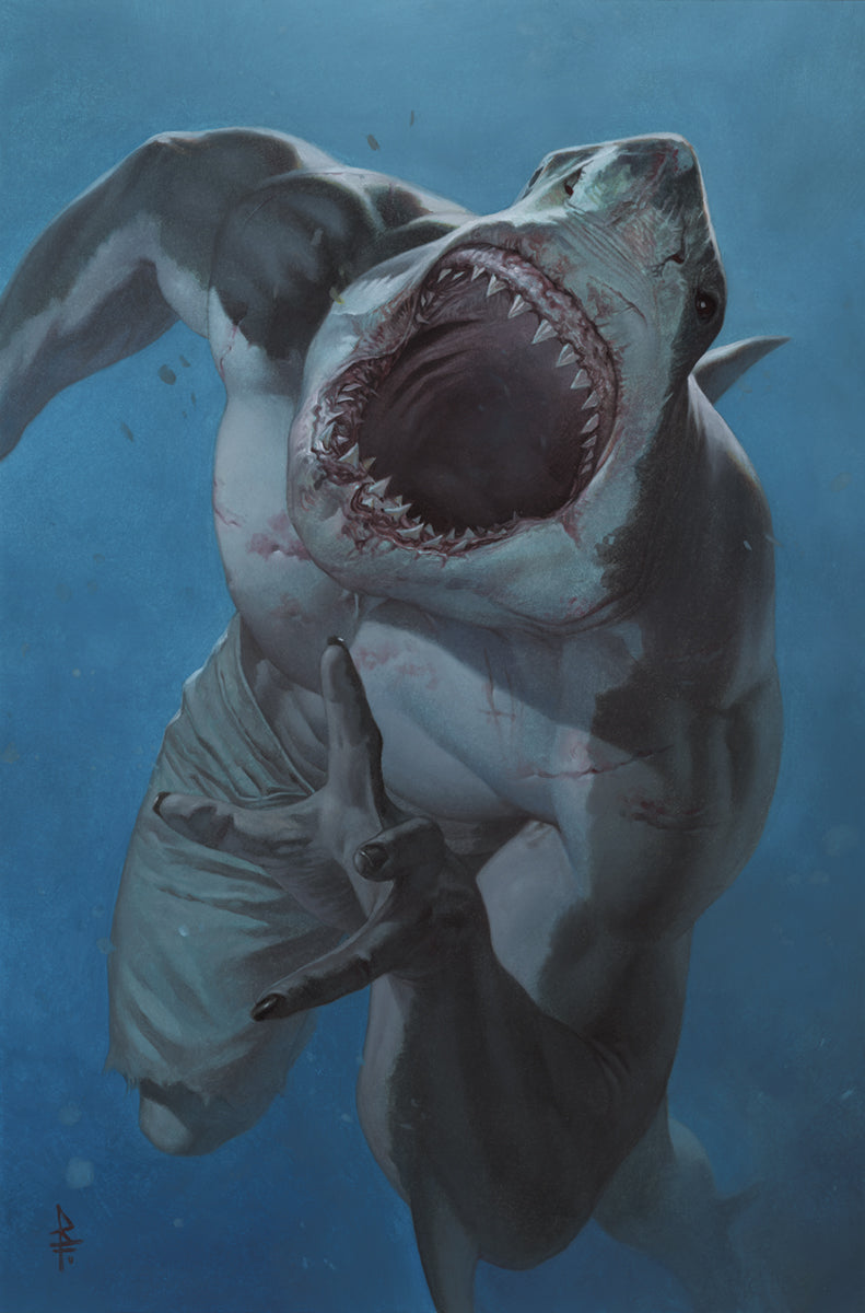 Suicide Squad King Shark #1 (Of 6) B Riccardo Federici Card Stock Variant (09/21/2021) Dc
