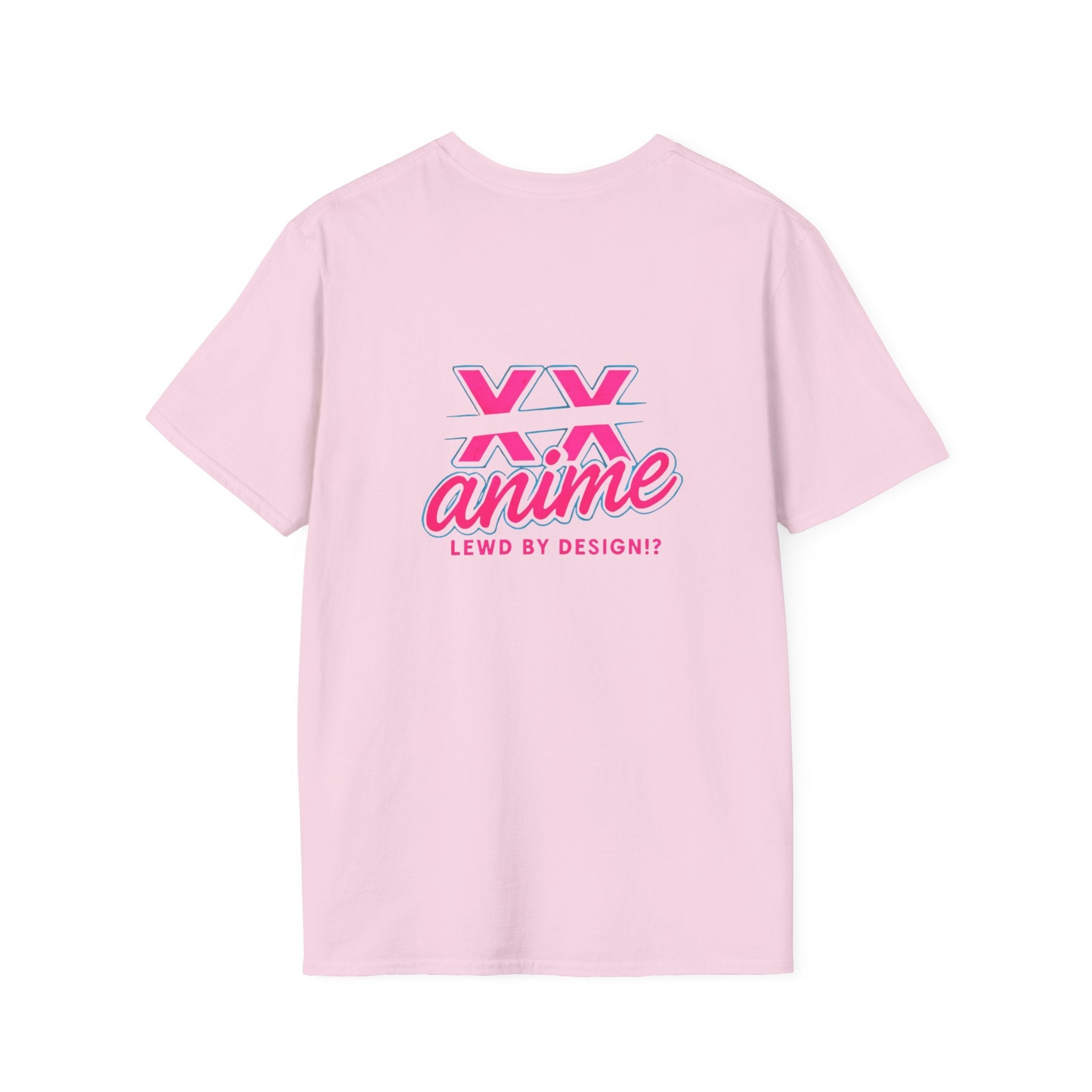 Anime-lewd Inspired Unisex Softstyle T-Shirt, Graphic Tee for Fans, Perfect for Cosplay, Gift for Anime Lovers, Casual Wear, Unique Designs