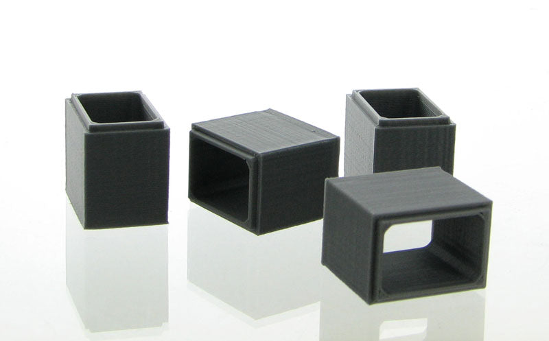 3D To Scale 87-120-GY 1/87 Scale Concrete Box Culvert - Grey 4 Pack