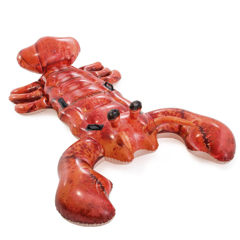 Inflatable Lobster Pool Float – Giant Ride-On Water Toy with Handles