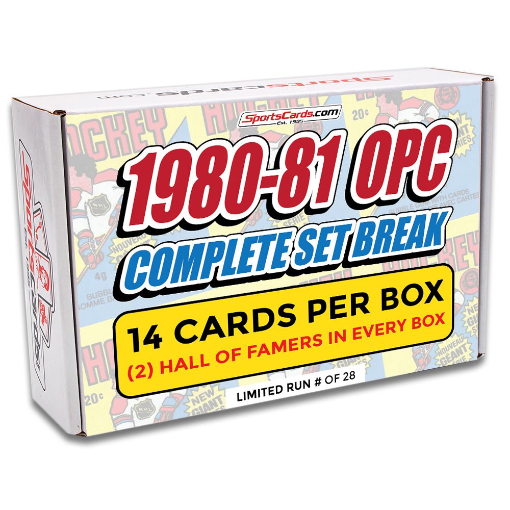 1980-81 O-PEE-CHEE HOCKEY COMPLETE SET BREAK - 14 CARDS PER BOX! 2 HOFERS PER BOX!