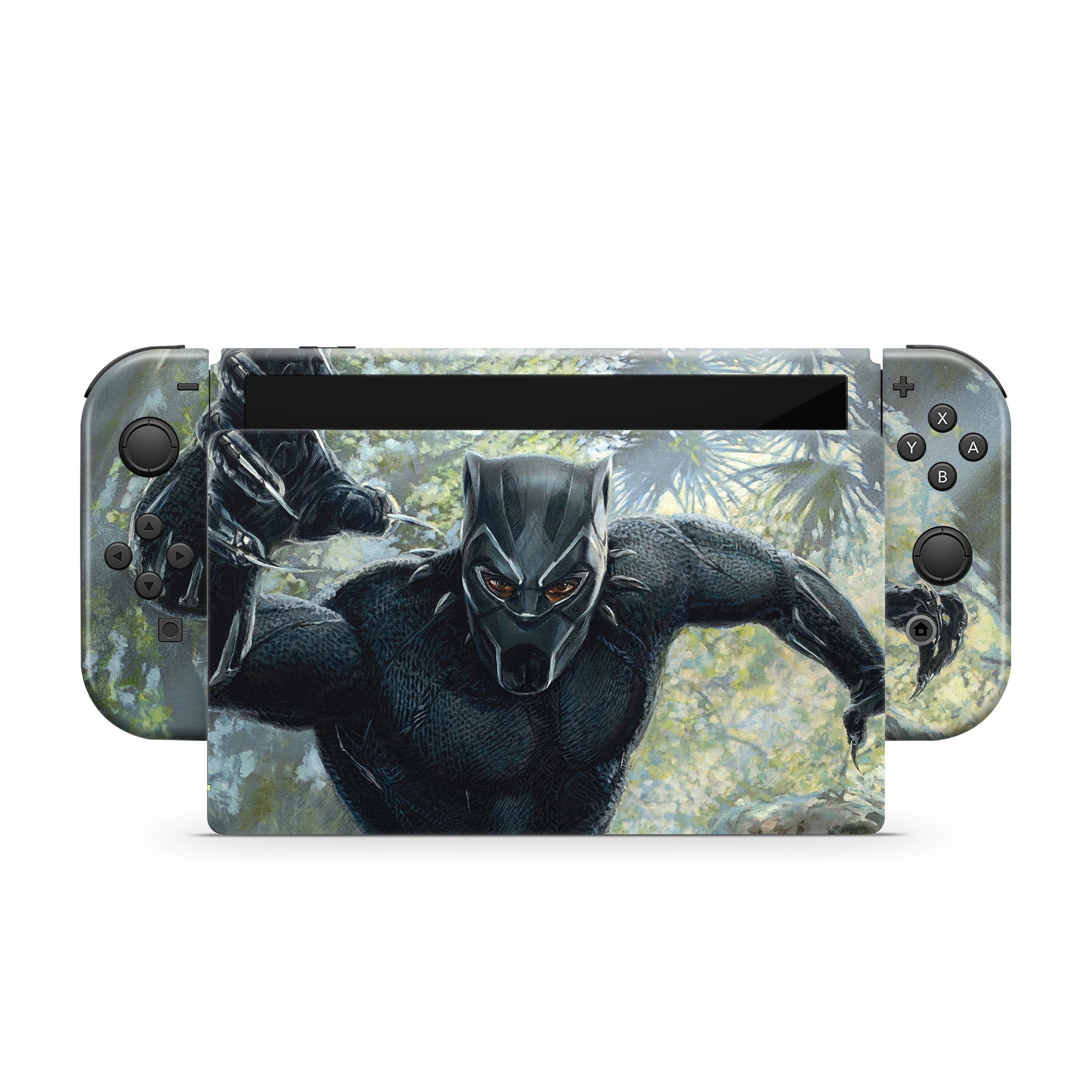 Panther Warrior Nintendo Switch OLED Skin