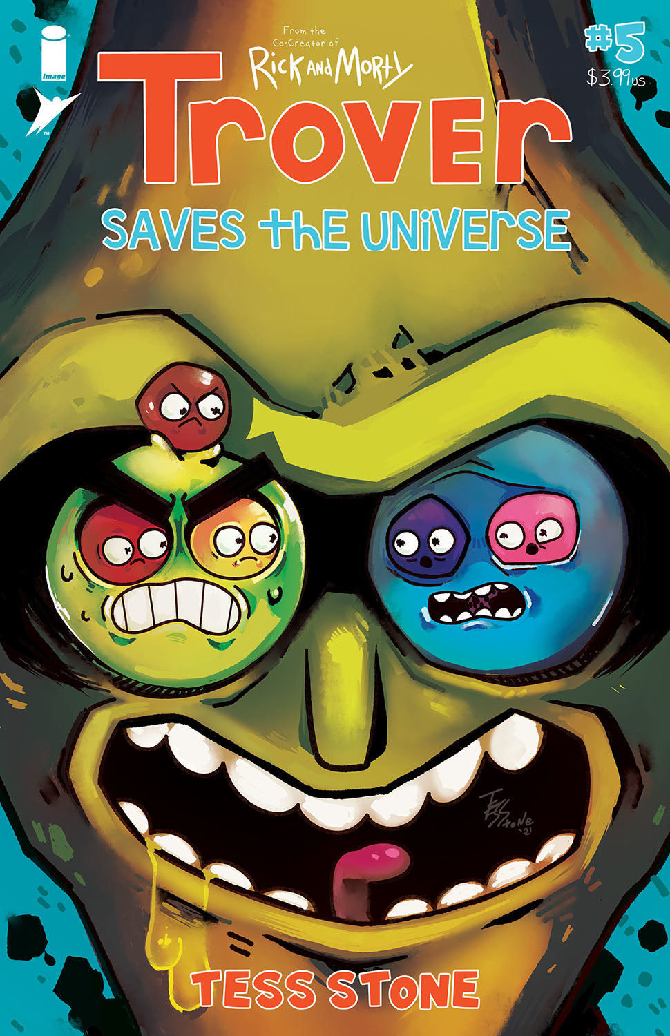 Trover Saves The Universe #5 (Of 5) Tess Stone Justin Roiland (Mr) (12/08/2021) Image