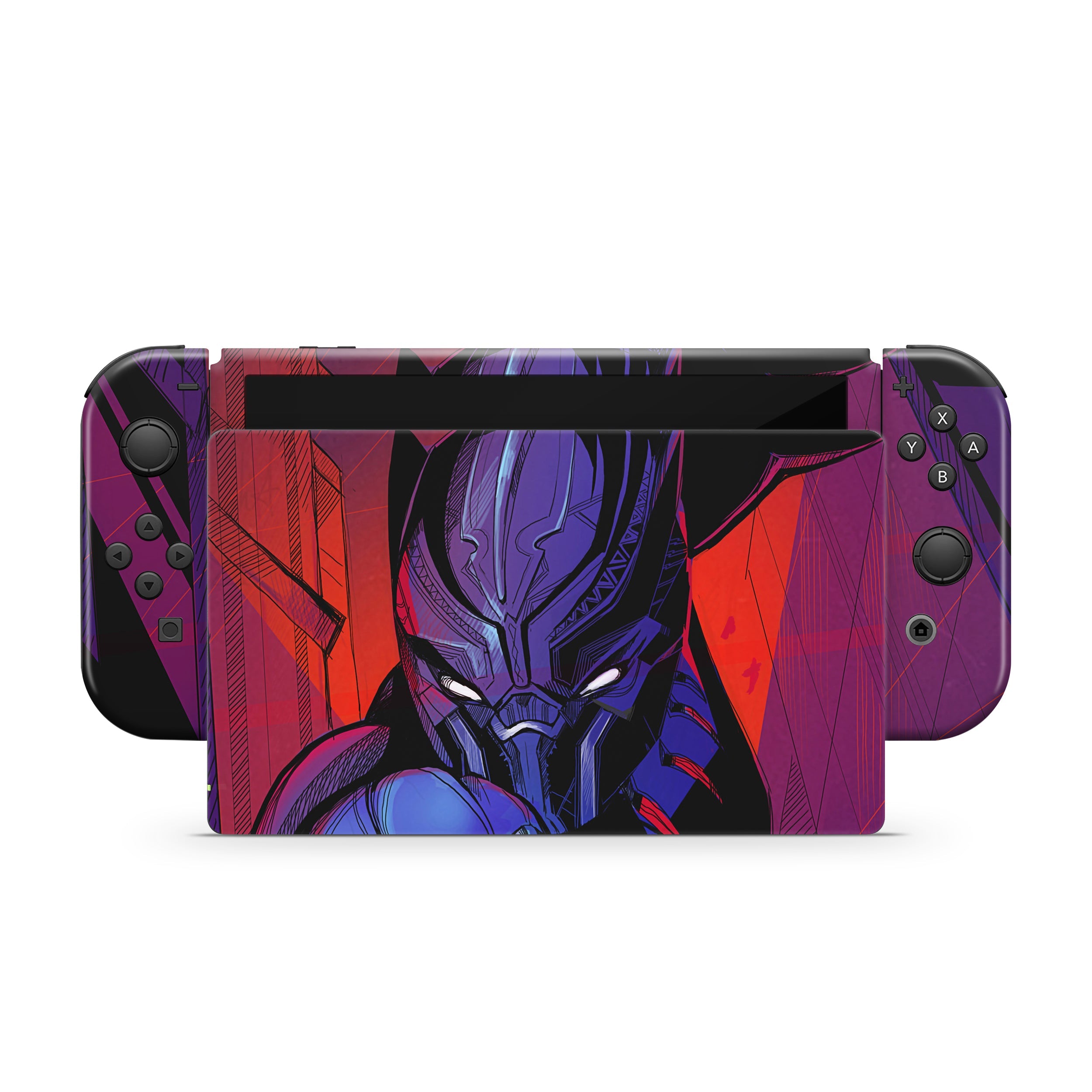 Panther Warrior Nintendo Switch OLED Skin