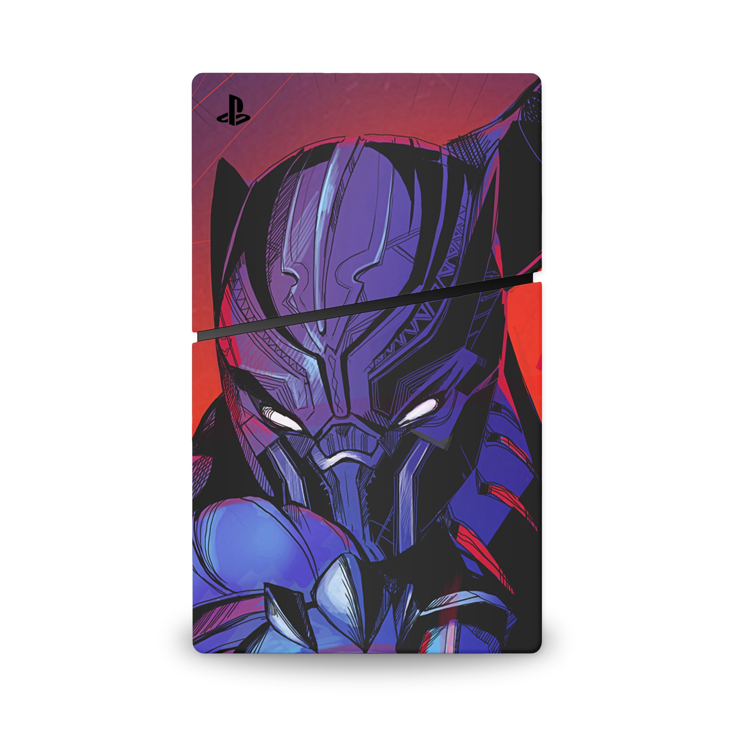 Panther Warrior PS5 Slim Digital Skin