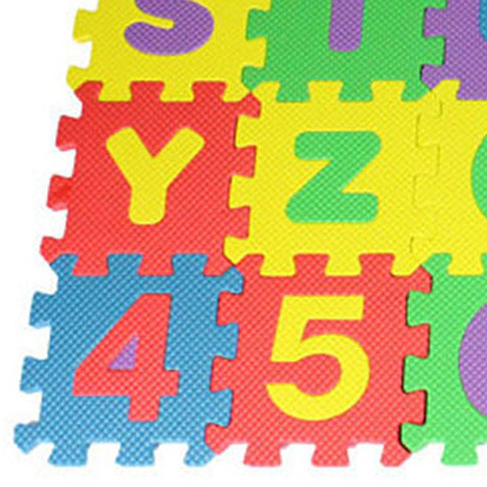 Colorful Foam Alphabet & Number Puzzle Mat – 36-Piece Educational Toy Set