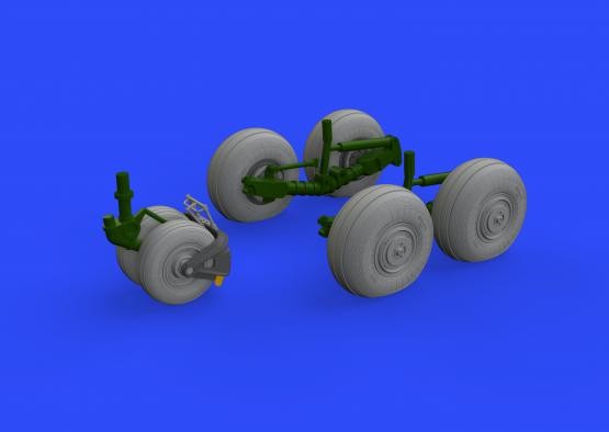 Eduard 648326 1/48 Aircraft- Su34 Wheels for HBO (Photo-Etch & Resin)