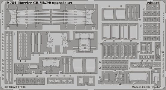 Eduard 49784 1/48 Aircraft- Harrier GR Mk 7/9 Upgrade Set for EDU (Painted)