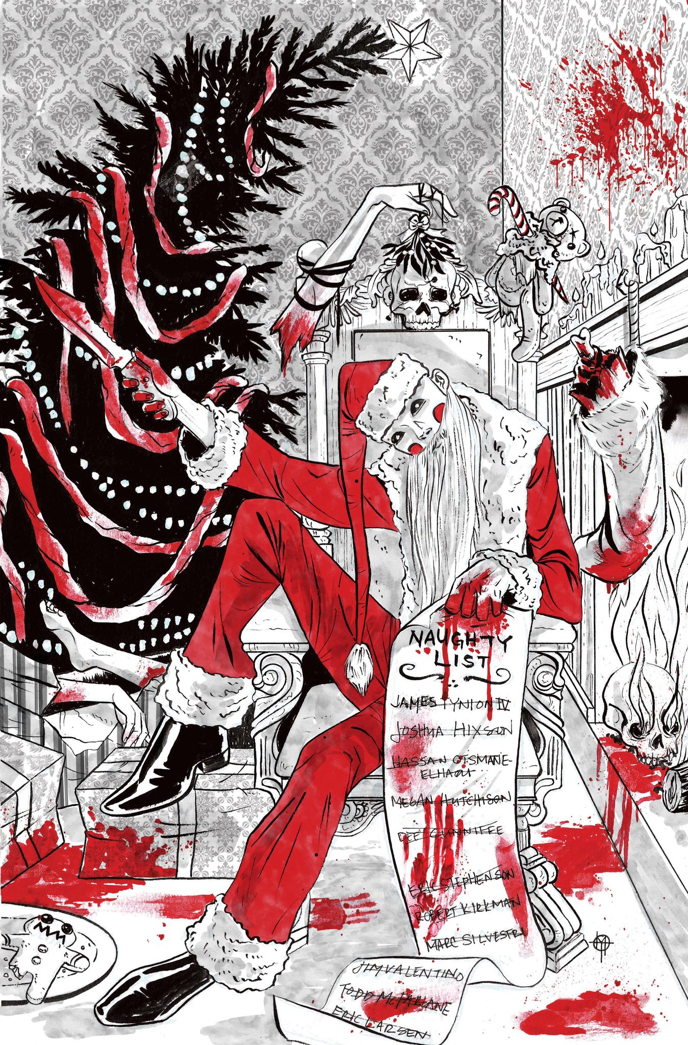 The Deviant #1 Megan Hutchison (616) Exclusive B&W Virgin Var (11/29/2023)