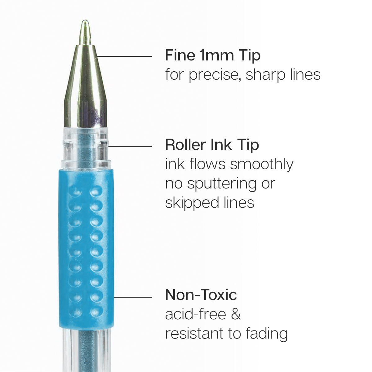 Gel Pens 24 Pastel Tone Colors