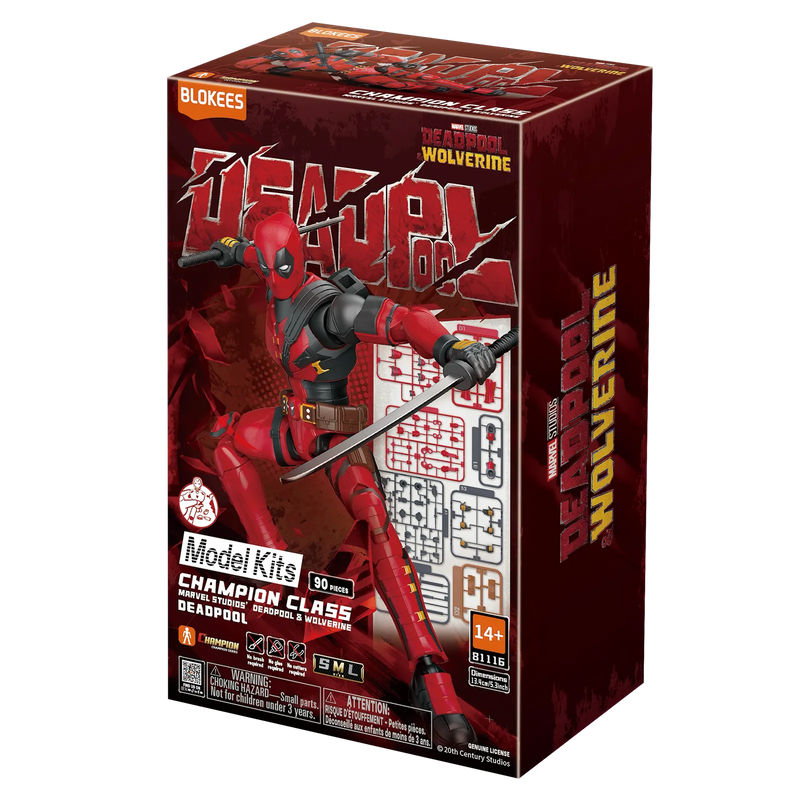 Marvel Deadpool & Wolverine Champion Class 04 Deadpool Model Kits | Blokees