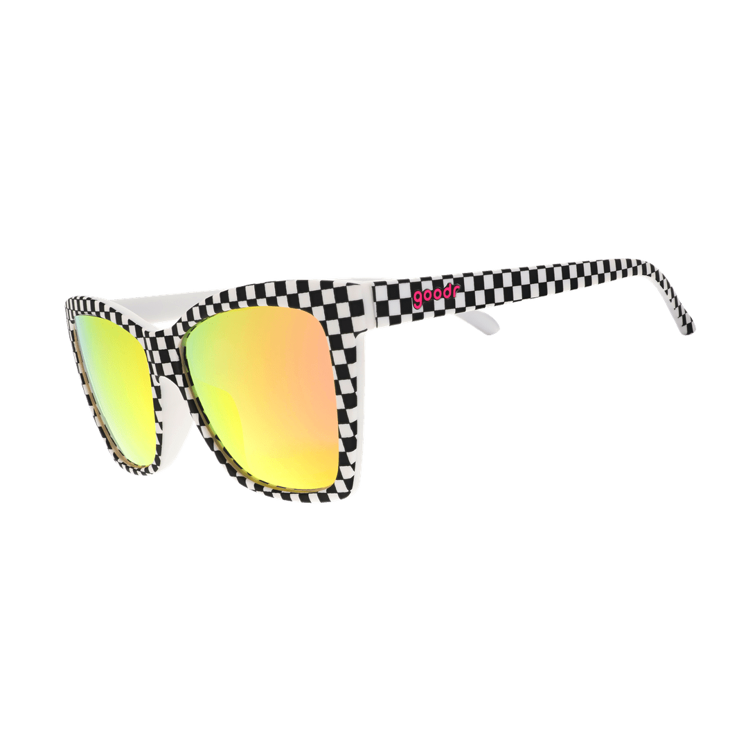 "Server With A Checkered Past" Polarized Pop G Sunglasses