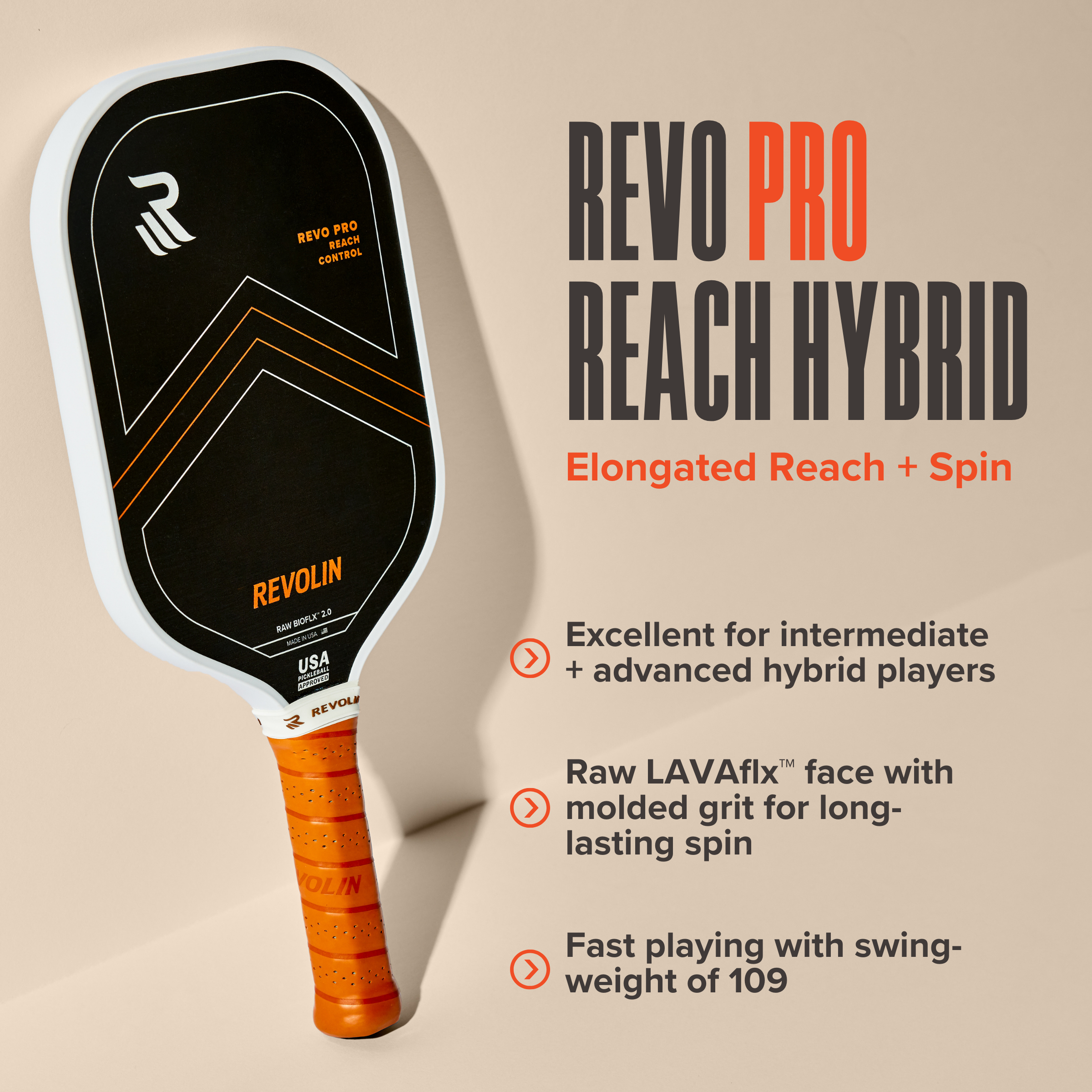 Revo Pro Reach Pickleball Paddle